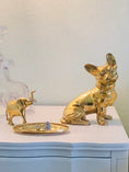 Load image into Gallery viewer, French Bulldog or "Frenchie" Dog Sculpture in Brass

