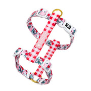 Frenchie Strap Harness - Cherries Red