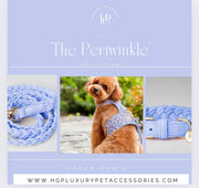 HGP- Dog Collar - Periwinkle- Plaited