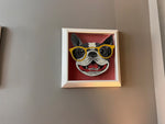 Funny Frame Boston Terrier