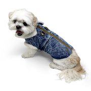 Furry Runner Coat Denim
