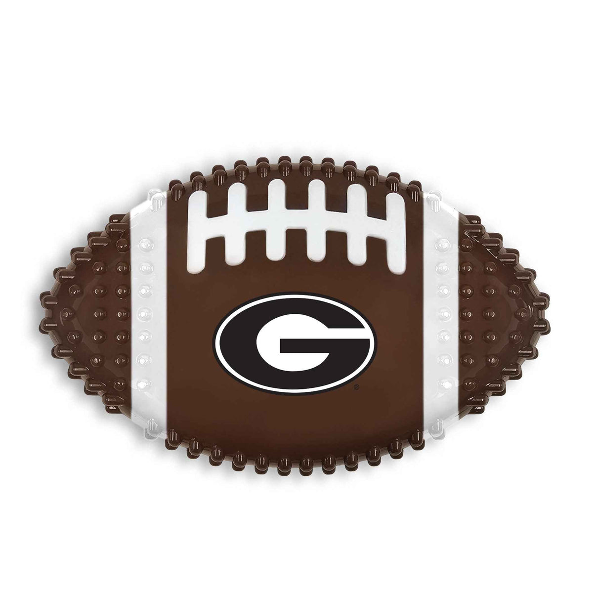 Georgia Hard Nylon Football Chew Toy