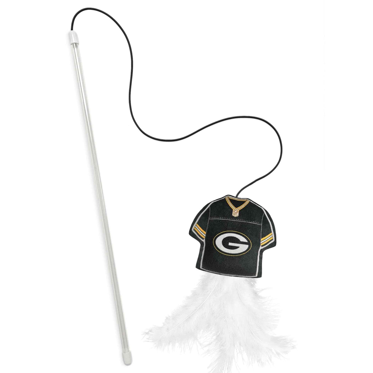 Green Bay Packers Team Jersey Wand With Catnip