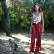 Square Case Dog Poop Bag Holder Orange