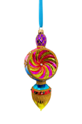 Load image into Gallery viewer, Gilded Fortune Polish Glass Ornament - Southlake Paws
