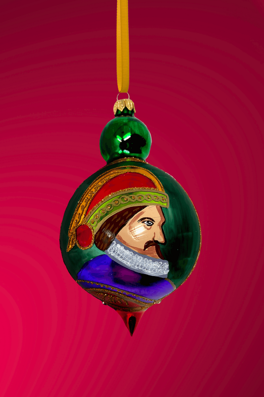 Giuliano Sicilian Carretto Glass Bauble - Southlake Paws