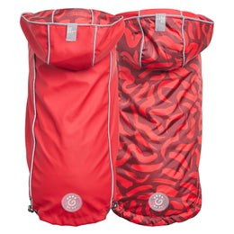 Reversible Elasto-Fit Raincoat - Red/Red 4XL