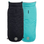 Reversible Chalet Jacket - Black/Aqua 4XL