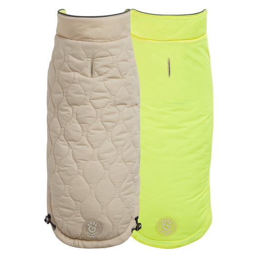 Reversible Chalet Jacket - Sand/Yellow 4XL