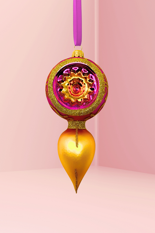 Grand Dame Glass Christmas Ornament