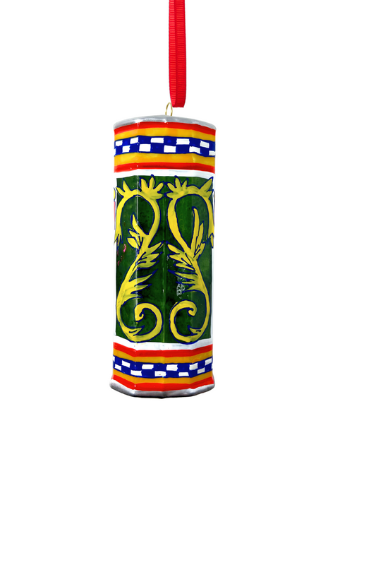 Extra Virgin Olive Oil Polish Glass Ornament - Southlake Paws