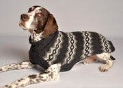 Gray Diamonds Dog Sweater