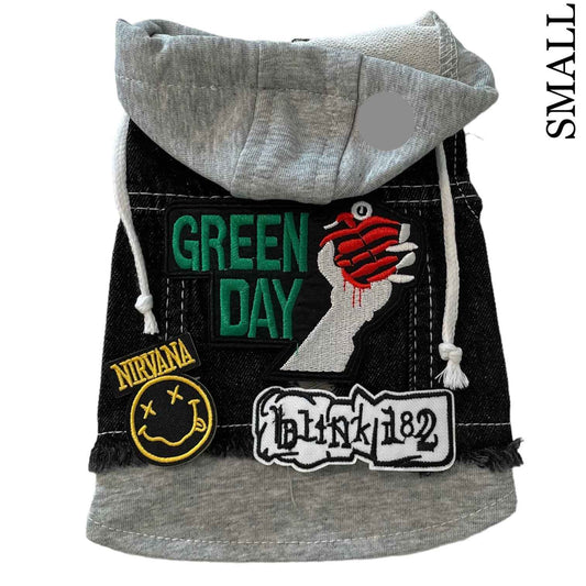 Black Rocker Hoodie - GREEN DAY