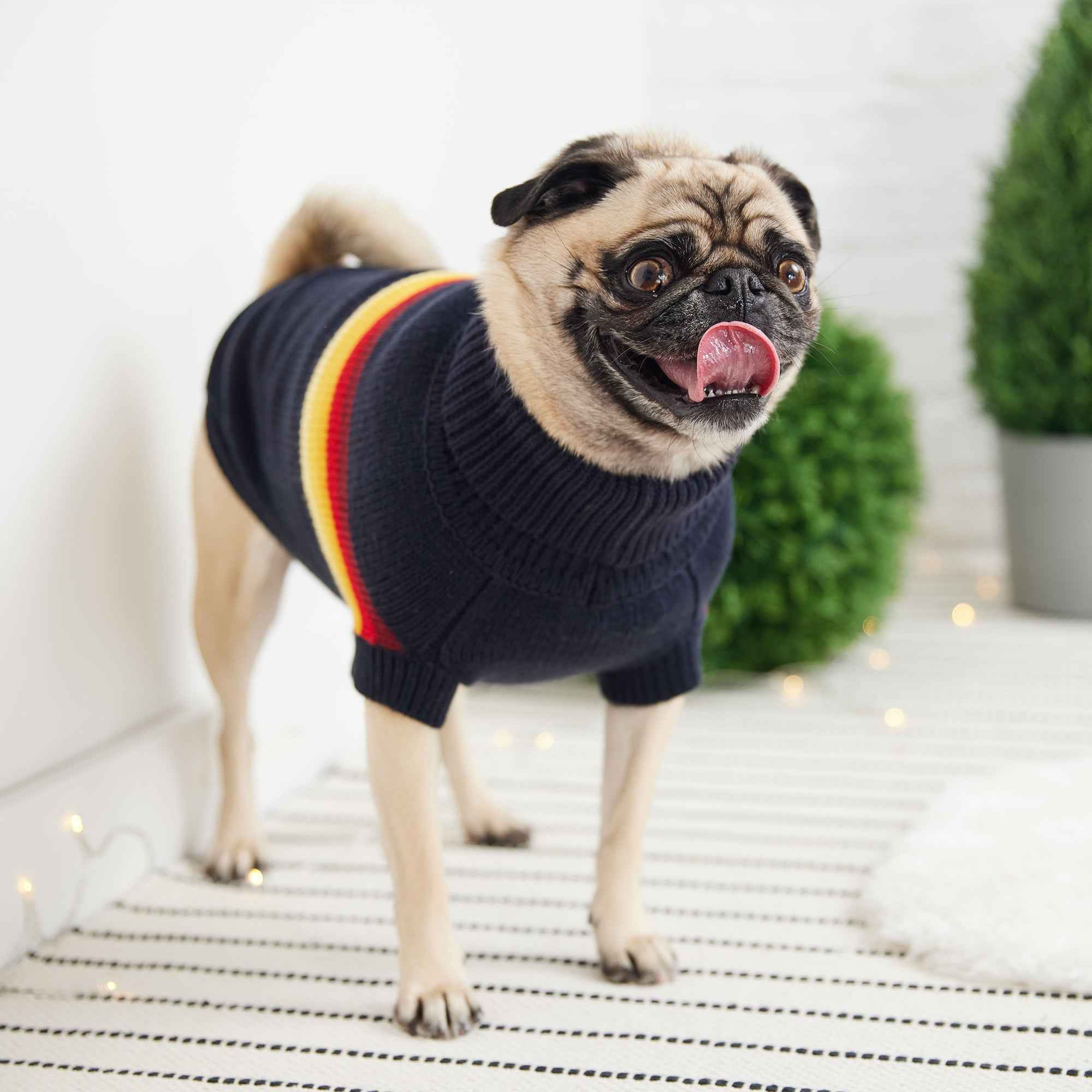 Retro Sweater - Navy