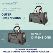 Mr. Peanut's Gold Series Standard Size Airline Compliant Pet Carrier