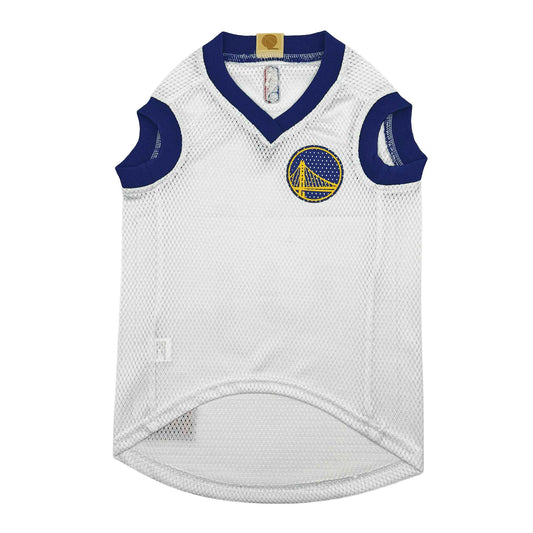 NBA Golden State Warriors Road Basketball Dog Jersey