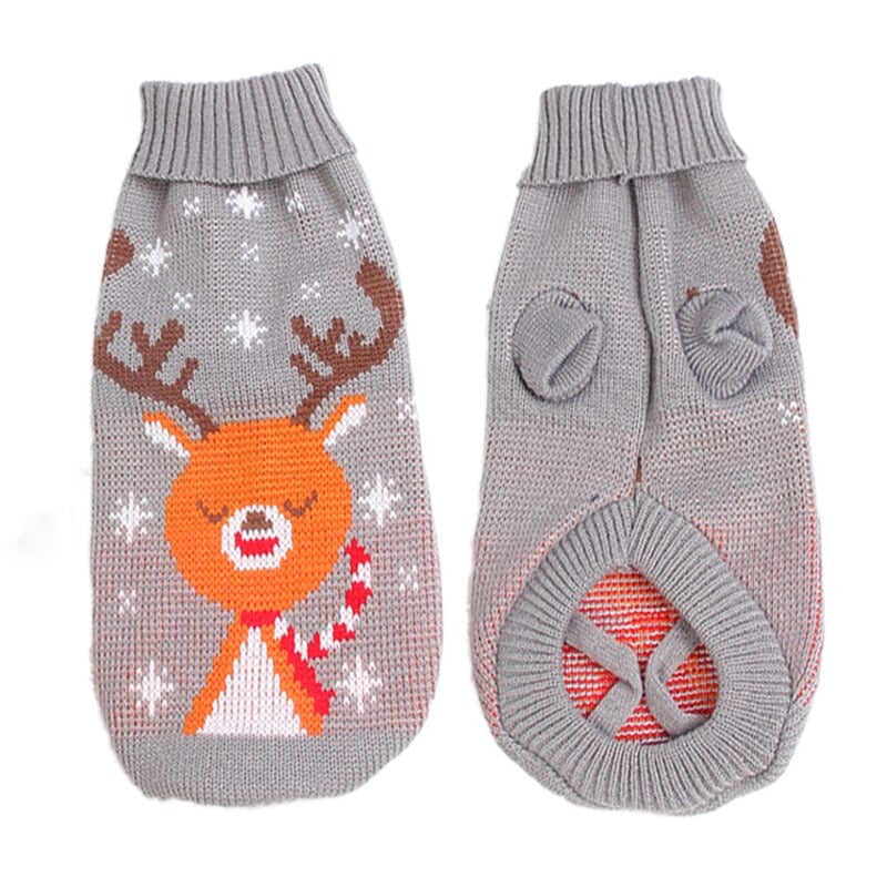 Christmas Reindeer Dog Sweater - Southlake Paws