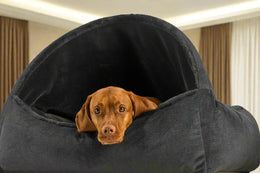 Winter White-Faux Fur Canopy Bed