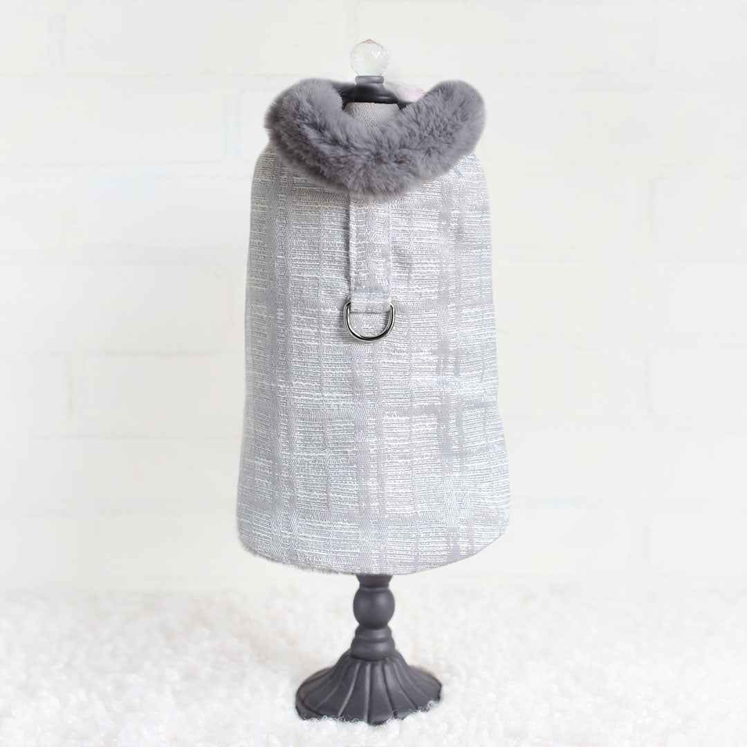 Gia Dog Coat Faux Fur Handmade Coats - Designer Dog Harness from Southlake Paws