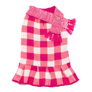 Gingham Sweater Dress