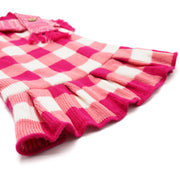 Gingham Sweater Dress