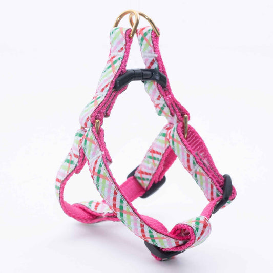 Up Country Gingham All the Way Small Breed Dog Harness Made in USA