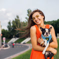 Load image into Gallery viewer, EcoBark Step In Dog Harness - XXXS to Small Breeds- Reflective Soft Mesh Harness for Teacup, Small Dogs and Puppies / Sky Blue
