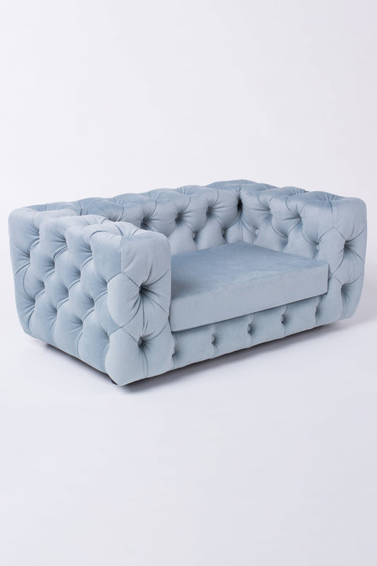 The Glamour Luxury Pet Bed in Dark Brown