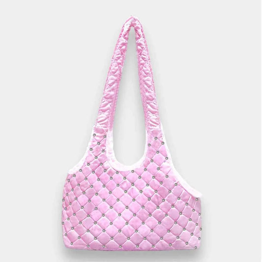 Hello Doggie Glamour Baby Dog Carrier Ultra - plush Satin Swarovski Crystals Crystal Pet Carriers