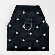 Glamour Baby Dog Harness-Caviar Black