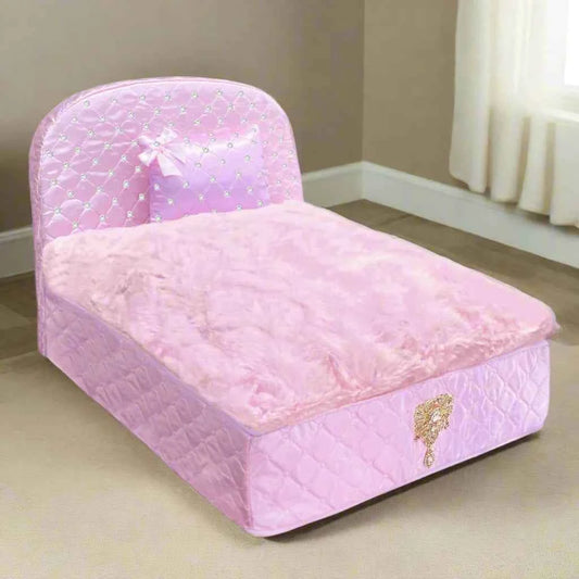 Hello Doggie Glamour Baby Dog Bed-Caviar Black
