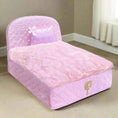 Load image into Gallery viewer, Glamour Baby Dog Bed-Blush Pink - Luxury Dog Bed from Southlake Paws
