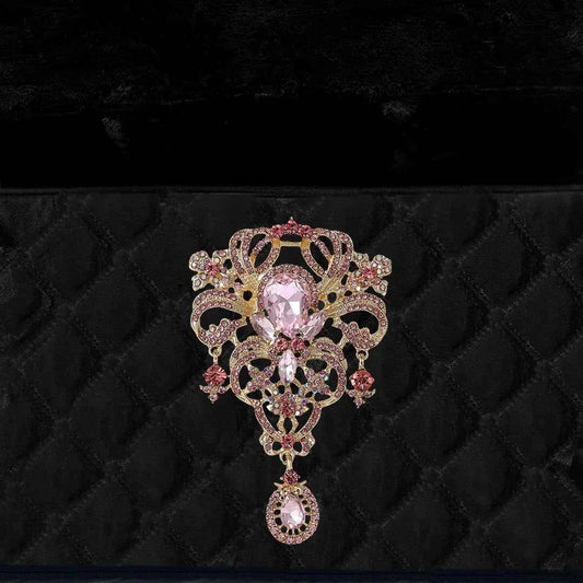 Hello Doggie Glamour Baby Dog Bed-Caviar Black
