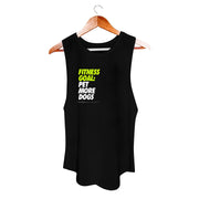 Fitness Goal | Dog Lover Sleeveless Tank | Gift for Dog Moms
