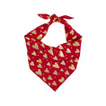 Load image into Gallery viewer, Gold Foil Hearts Valentines Day Bandana
