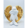 Load image into Gallery viewer, Angel Sculpture - Gold Chrome Wings - gold chrome wings angel sculpture, luxury sculpture, product image 4

