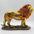Load image into Gallery viewer, Gold Lion Statue in Chrome Plating
