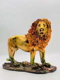 Load image into Gallery viewer, Gold Lion Statue in Chrome Plating
