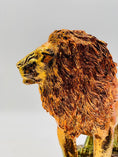 Load image into Gallery viewer, Gold Lion Statue in Chrome Plating
