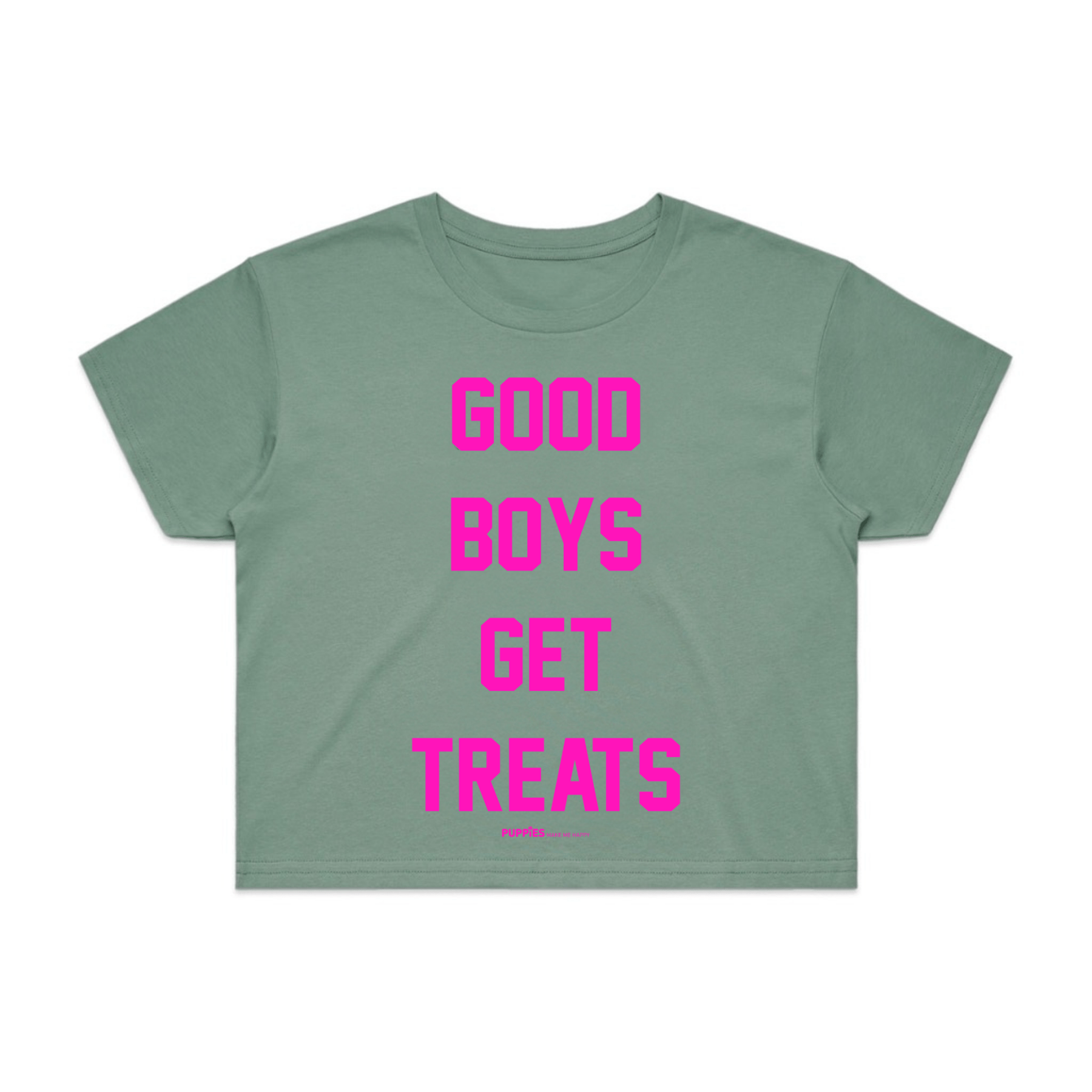 Good Boys Get Treats Crop Top | Gift for Dog Lovers & Pup Owners