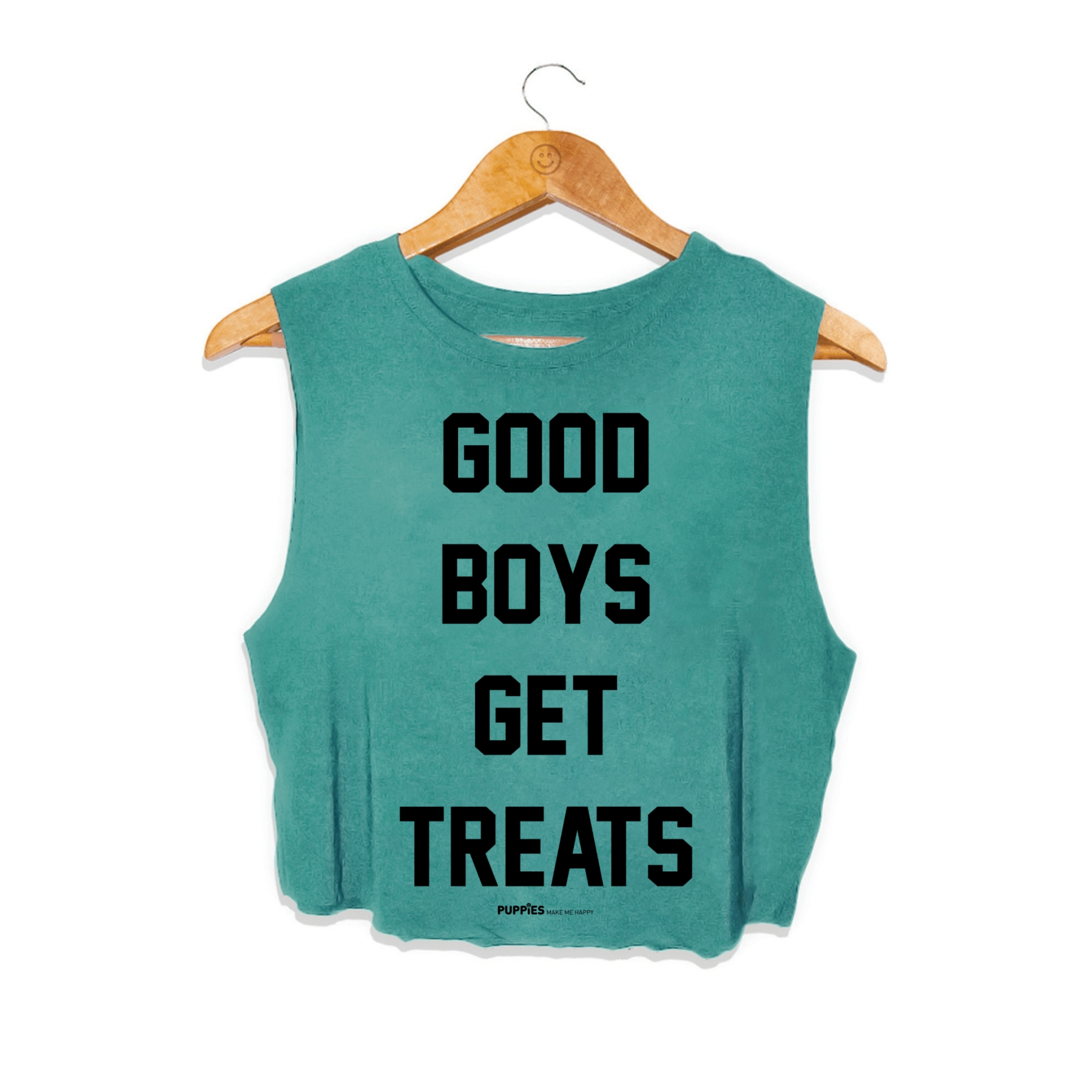 Good Boys Get Treats Crop Tank | Gift for Dog Moms | Made in USA
