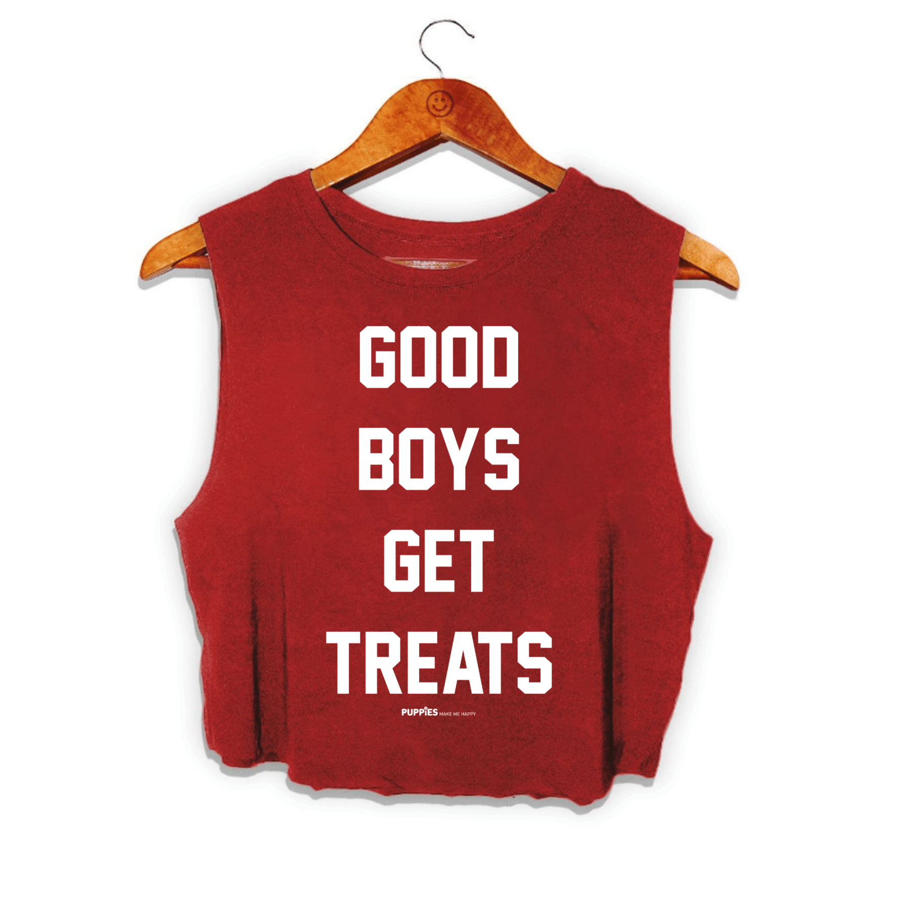 Good Boys Get Treats Crop Tank | Gift for Dog Moms | Made in USA