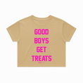 Load image into Gallery viewer, Good Boys Get Treats Crop Top | Gift for Dog Lovers & Pup Owners
