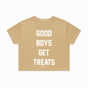 Good Boys Get Treats Crop Top | Gift for Dog Lovers & Pup Owners