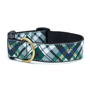 Gordon Plaid Extra Wide Dog Collar 1.5