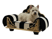 Grace Kelly, Pet Bed: Black & White Stripes