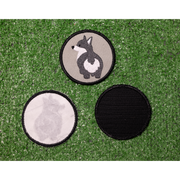 Gray Corgi Bum Patch 