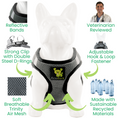Load image into Gallery viewer, EcoBark Step In Dog Harness - XXXS to Small Breeds- Reflective Soft Mesh Harness for Teacup, Small Dogs and Puppies / Gray
