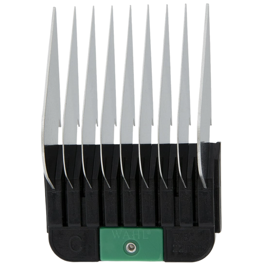 Pet #C 7/8" 22mm Green Snap-on Comb by Wahl