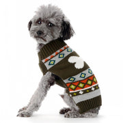Green Bone Dog Sweater